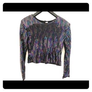 H&M sequin top